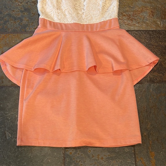 Trac Peplum & Lace Dress - Size Small🍑 - Picture 8 of 10